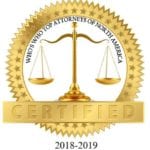 Who's Who Top Attorneys of North America | Certified | 2018-2019